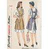 1940´vintage forklæde snitmønster 8571
