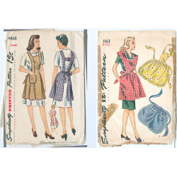 1940´vintage forklæde snitmønster 8571