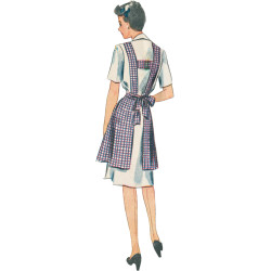 1940´vintage forklæde snitmønster 8571