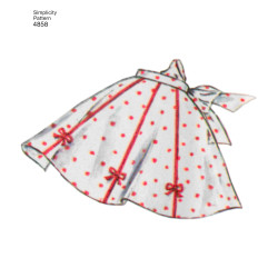 1950´vintage  forklæde snitmønster 4858