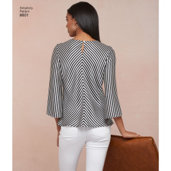 Bluse snitmønster 8601