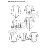 Bluse snitmønster 8601
