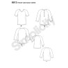 Herrebluse m/raglan ærmer  MimiGstyle snitmønster 8613