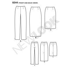 Nederdel og bukser New look snitmønster easy 6544