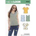 Sommerbluse snitmønster New look easy 6543