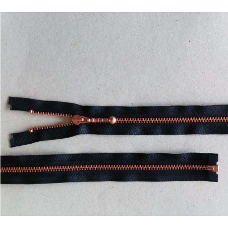 Ykk-lynlås m/kuglestang Kobber 4mm  delbar