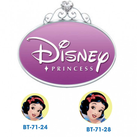Disney prinsesse Snehvide knapper med øje, 6 stk pr kort