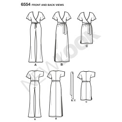 Kjole og jumpsuit New look snitmønster 6554