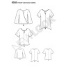 Tunika og bluse New look snitmønster 6555