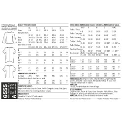 Tunika og bluse New look snitmønster 6555