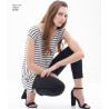 Tunika og bluse asymetrisk længde  New look snitmønster easy 6556