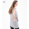 Tunika og bluse asymetrisk længde  New look snitmønster easy 6556