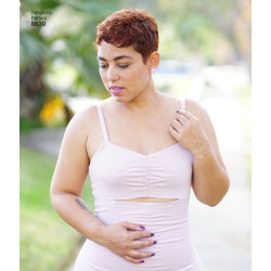 Kropsnær kjole Mimi G Style også plusmode Simplicity snitmønster 8639