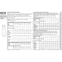 Kropsnær kjole Mimi G Style også plusmode Simplicity snitmønster 8639