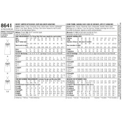 Forklædekjole også plusmode Simplicity snitmønster 8641