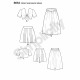 1940érne vintage bluse shorts og nederdel Simplicity snitmønster 8654