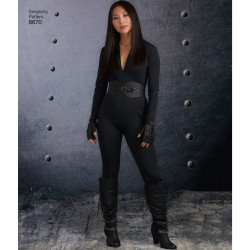 Cosplay  Jumpsuit voksen  kostume også plussize Simplicity snitmønster 8670