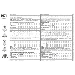 Skolepige  voksen kostume  Simplicity snitmønster 8671
