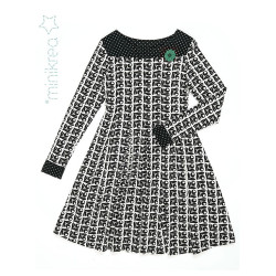 Kjole m/læg Minikrea snitmønster 70046