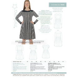 Kjole m/læg Minikrea snitmønster 70046