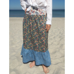 Nederdel m/flæse/skørt Onion snitmønster 3022