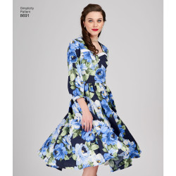 Kjole snitmønster 8691