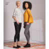 Bluse m/snøre på skulder snitmønster 8694