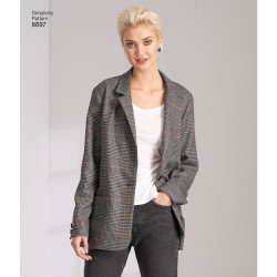 Blazer  også plusmode snitmønster 8697