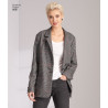 Blazer  også plusmode snitmønster 8697