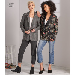Blazer  også plusmode snitmønster 8697