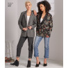 Blazer  også plusmode snitmønster 8697