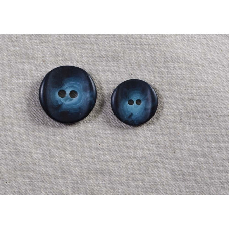Knap 2-hul Blå 20mm og 25mm