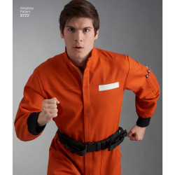 Voksen kostume Kedeldragt snitmønster 8722