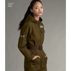 Voksen kostume Kedeldragt snitmønster 8722