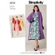 1950èrne Vintage Kjole og frakke snitmønster 8731