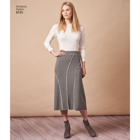 Nederdel Snitmønster easy 8745