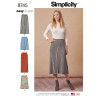 Nederdel Snitmønster easy 8745