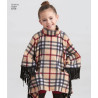 Pige tøj Poncho og leggings snitmønster 8756