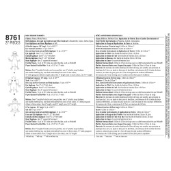 Aktivitetstæppe  babytæppe  snitmønster 8761