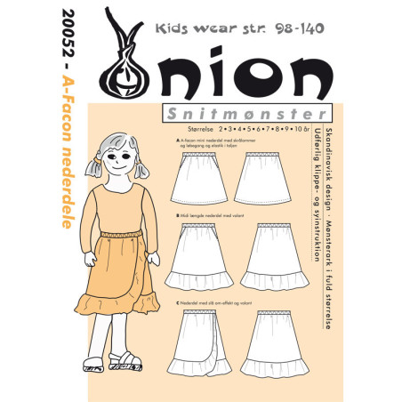 A-facon nederdel Onion snitmønster 20052