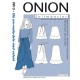 Slå-om-nederdel m/volant Onion snitmønster 9013