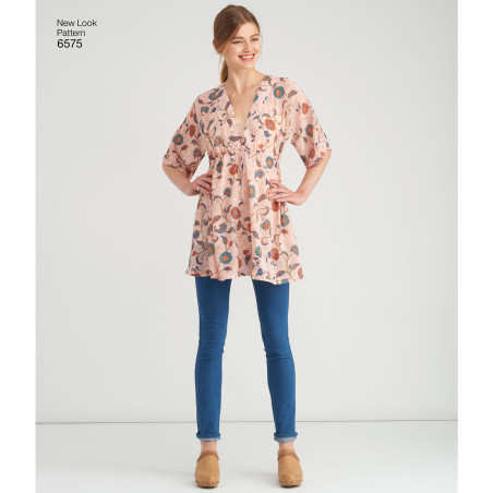 Tunika m/snøre New look snitmønster 6575