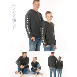 Sweatshirt Drenge/mænd Minikrea snitmønster 66240