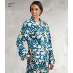 Pyjamas til mor og datter snitmønster Simplicity 8803