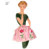 1950èr vintage forklæde snitmønster Simplicity 8814
