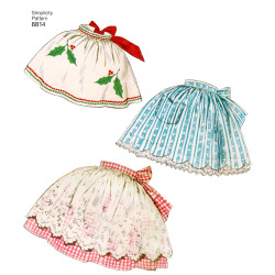 1950èr vintage forklæde snitmønster Simplicity 8814