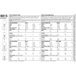Forklæde mor og barn snitmønster Simplicity 8815