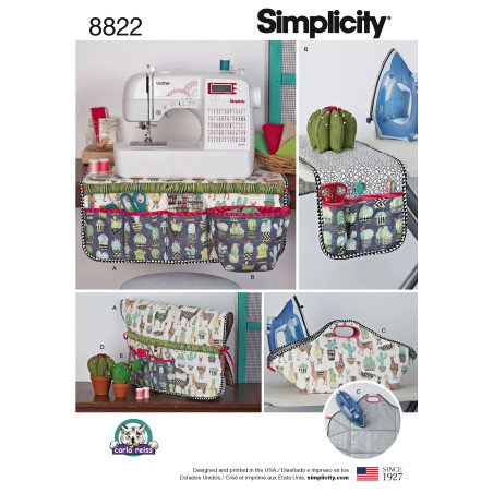 Tilbehør til systuen snitmønster Simplicity 8822