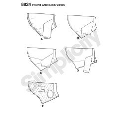Hundetøj snitmønster Simplicity 8824