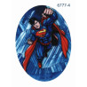 Superman Printet strygemærke oval 11x8 cm